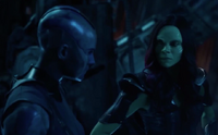 Nebula (Earth-TRN734) and Gamora (Earth-TRN734) from Avengers Endgame 001