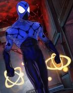 Peter Parker (Earth-TRN580), Venom (Symbiote) (Earth-TRN580), and Captain Universe (Earth-TRN579) from Spider-Man Shattered Dimensions 001