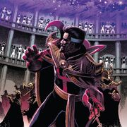 Stephen Strange (Earth-616), Black Priests (Multiverse), and Black Swans (Multiverse) from New Avengers Vol 3 31 001