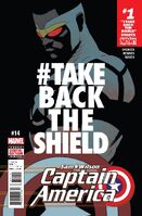 Captain America: Sam Wilson #14 "#TakeBackTheShield" Release date: October 19, 2016 Cover date: December, 2016