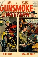 Gunsmoke Western #44 "Gunhawk's Mecca!" Release date: September 27, 1957 Cover date: January, 1958