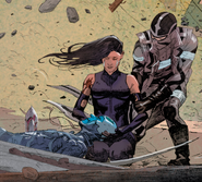 Lamenting Archangel's death by the Life Seed From Uncanny X-Force #18