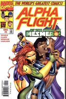 Alpha Flight (Vol. 2) #5 "Mesmerized (Part 2)" Release date: October 15, 1997 Cover date: December, 1997