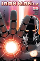 Iron Man 2.0 #9 "The Palmer Addley Infection, Part 2" Release date: September 28, 2011 Cover date: November, 2011