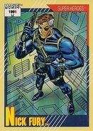 Nicholas Fury (Earth-616) from Marvel Universe Cards Series II 0001