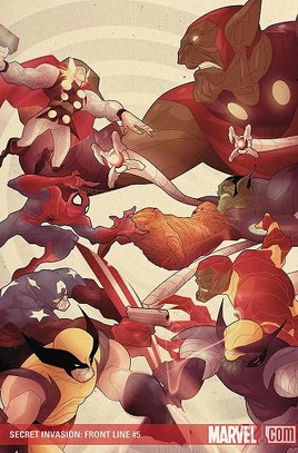 Secret Invasion Front Line Vol 1 5 Textless