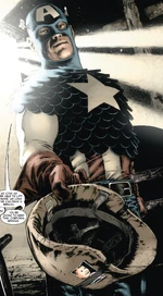 Captain America bonded to soldier (Earth-7116)