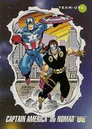 Steven Rogers and Jack Monroe (Earth-616) from Marvel Universe Cards Series III 0001