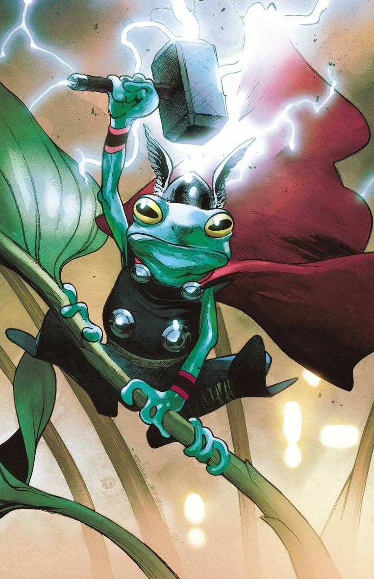 what happens to a frog when it strikes with lightning?
