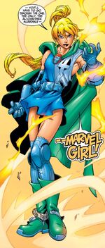 Marvel Girl (Valeria von Doom) Kree took over Earth (Earth-99315)