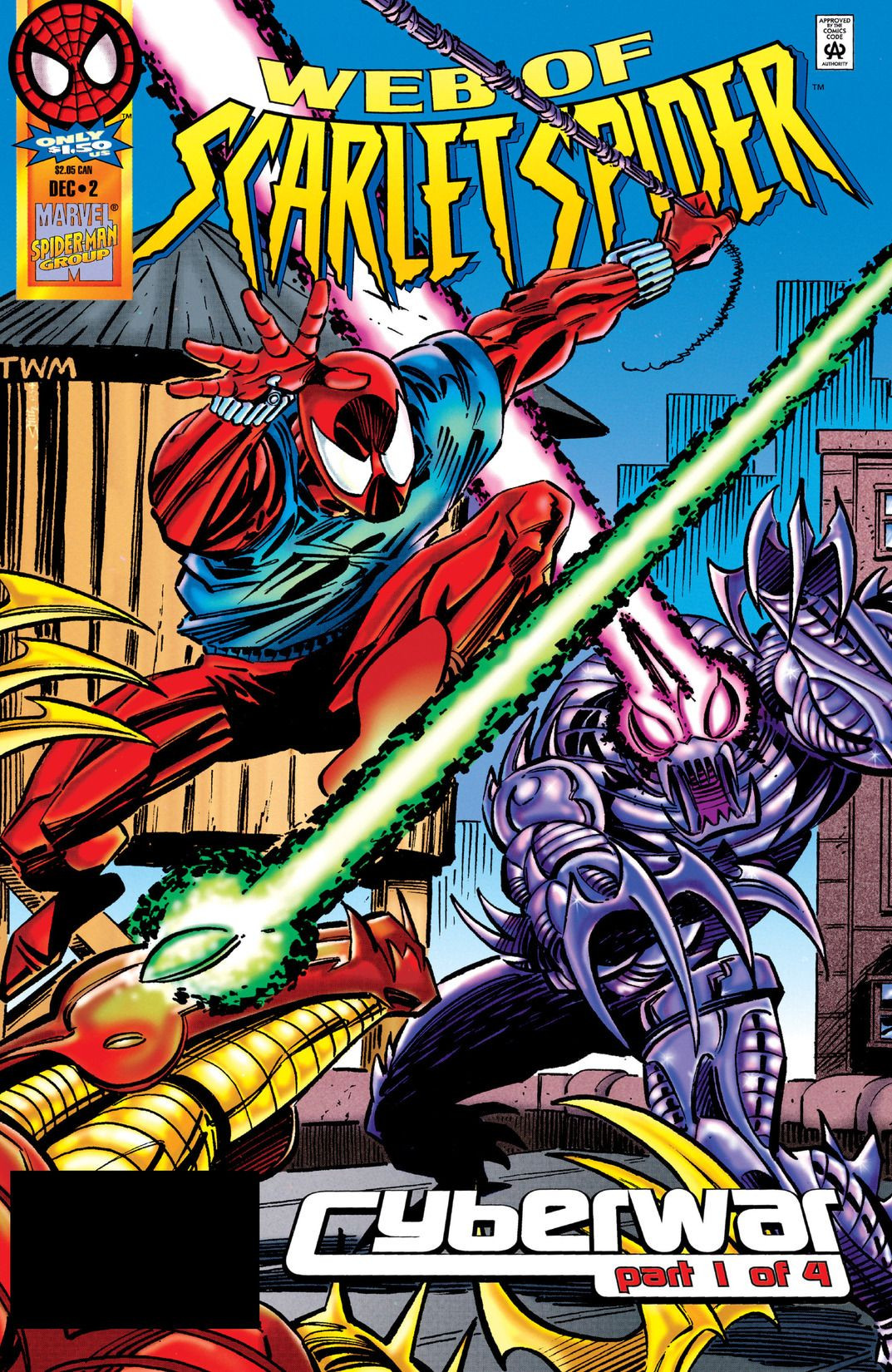 Scarlet Spider # 1 casi Nuevo 1995 