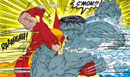 Grey Hulk fighting Wolverine From Incredible Hulk #340