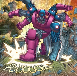 Tri-Sentinel (Jubilee 10) from X-Men '92 House of XCII Vol 1 2 003