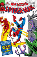 Amazing Spider-Man #21 "Where Flies the Beetle...!" Release date: November 10, 1964 Cover date: February, 1965