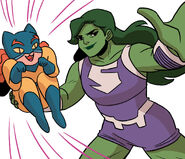 Fastball special with Hellcat From Patsy Walker, A.K.A. Hellcat! #8