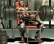 Ares pumping iron From Dark Wolverine #77