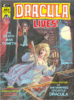 Dracula Lives #7 "Here Comes the Death Man" Release date: May 7, 1974 Cover date: July, 1974