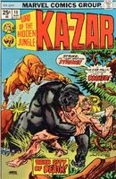 Ka-Zar (Vol. 2) #10 "Beyond the Vale of Savage Time" Release date: April 22, 1975 Cover date: August, 1975