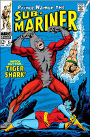 Sub-Mariner #5 "Watch Out for... Tiger Shark!" Release date: June 4, 1968 Cover date: September, 1968