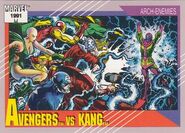 Avengers vs. Nathaniel Richards (Kang) (Earth-6311) from Marvel Universe Cards Series II 0001