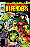 Defenders #46 "Who Remembers Scorpio?" Release date: January 18, 1977 Cover date: April, 1977