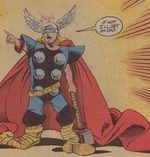 Thor Franklin Richards found Thor's hammer (Earth-38909)