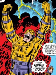 Gregory Gideon (Earth-616) in biological shell from Fantastic Four Vol 1 134