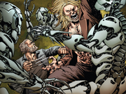 James Howlett (Earth-21923) and Victor Creed (Earth-616) vs. Weapon X (Earth-616) from Weapon X Vol 3 2 001