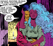 Ororo Munroe (Earth-616) and Forge (Earth-616) from Uncanny X-Men Vol 1 226 003