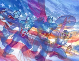 United States of Captain America Vol 1 1 Wraparound Textless
