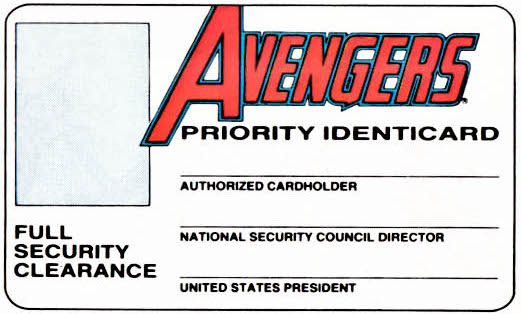 Avengers Identicard Marvel Database Fandom