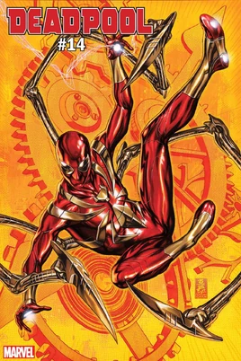 Deadpool Vol 6 14 Spider-Man Iron Spider Suit Variant