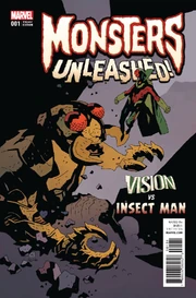 Monsters Unleashed Vol 2 1 Classic Monster vs. Marvel Hero Variant