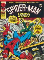 Spider-Man Comics Weekly #107 Cover date: March, 1975