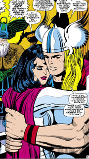 Thor Odinson (Earth-616) and Sif from Thor Vol 1 167