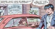 David Ishima (Earth-616), Jessica Drew (Earth-616), Sabrina Morrel (Earth-616), San Francisco from Spider-Woman Vol 1 39 001