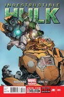 Indestructible Hulk #3 "Agent of S.H.I.E.L.D., Part 3" Release date: January 16, 2013 Cover date: March, 2013