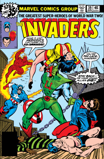 The Greatest Superheros Of World War Two! The Invaders ( com1,015 )