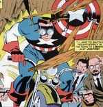 Captain America Peter Parker became Captain America (Earth-97719)