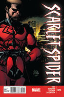 Scarlet Spider (Vol. 2) #24 "Hands Covered in Blood: Part 1" Release date: November 27, 2013 Cover date: January, 2014