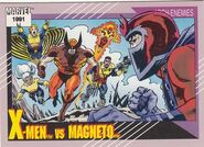 X-Men vs. Max Eisenhardt (Earth-616) from Marvel Universe Cards Series II 0001