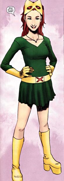 Jean Grey (Earth-616) Graduation Costume from X-Men Unlimited Vol 1 42