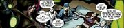 Jessica Drew (Spider-Clone) (Earth-1610) and Roxxon Brain Trust (Earth-1610) from Ultimate Doom Vol 1 1 0001