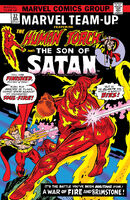 Marvel Team-Up #32 "All the Fires in Hell...!" Release date: January 28, 1975 Cover date: April, 1975
