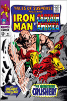 Tales of Suspense #91 "The Uncanny Challenge of the Crusher!" Release date: April 4, 1967 Cover date: July, 1967