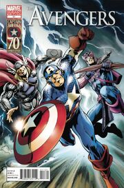 Avengers Vol 4 11 Captain America 70th Anniversary Variant