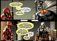 Wade Wilson (Earth-616) and Anthony Masters (Earth-616) from Deadpool Vol 3 9 001