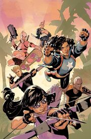 West Coast Avengers Vol 3 1 Dodson Variant Textless