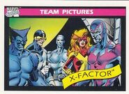 X-Factor (Earth-616) from Marvel Universe Cards Series I 0001
