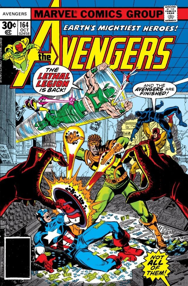 AVENGERS #164 Vs Lethal Legion John Byrne Captain America Iron Man